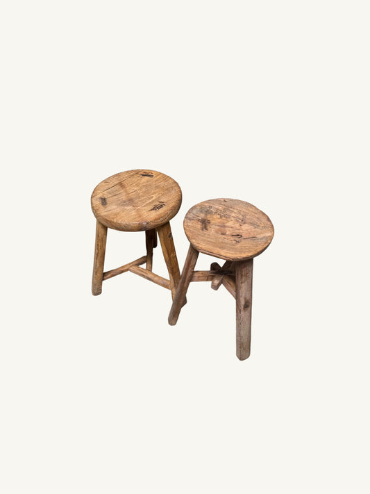 Wood Round Stool