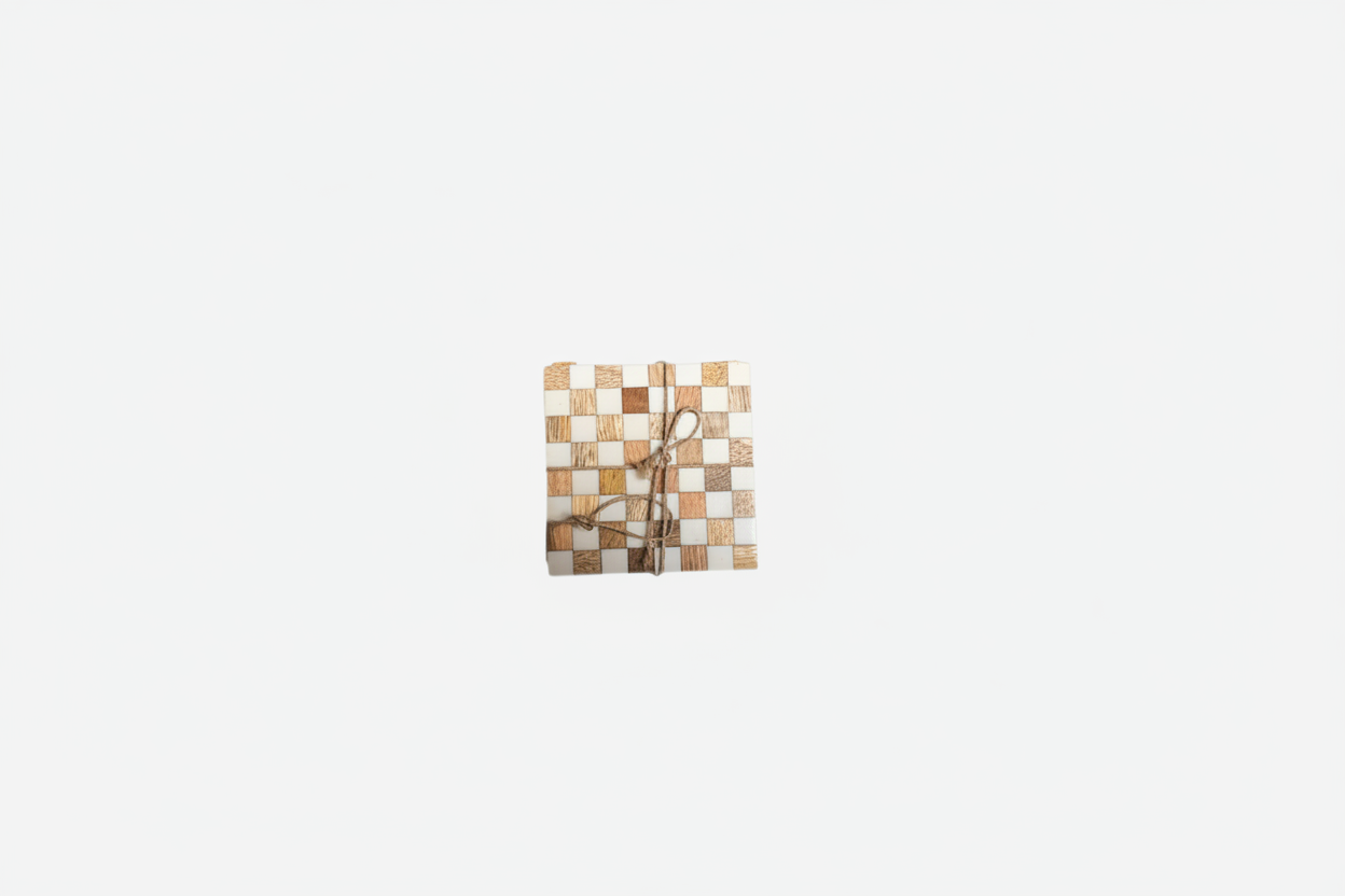 Checkered Coaster