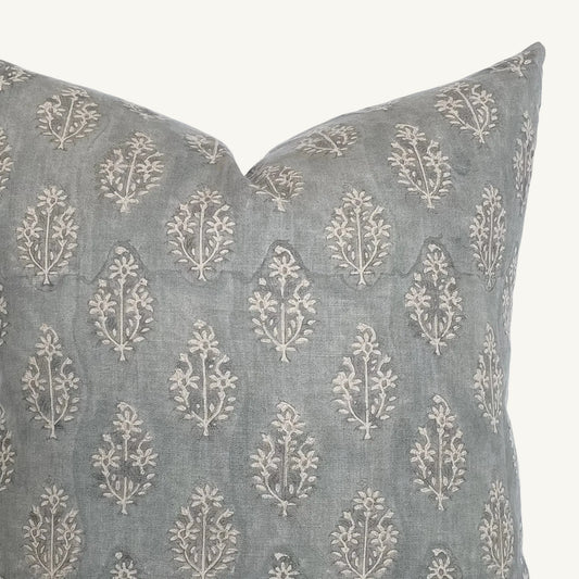Blue Handblock Pillow