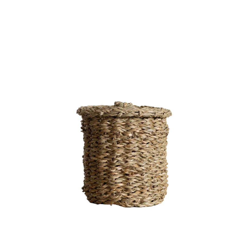 Woven Seagrass Canister