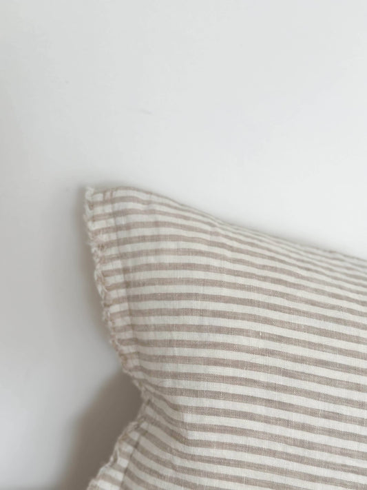 Natural Stripe Pillow