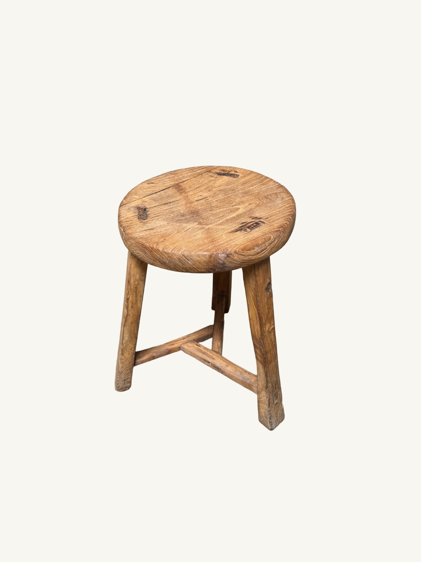 Wood Round Stool