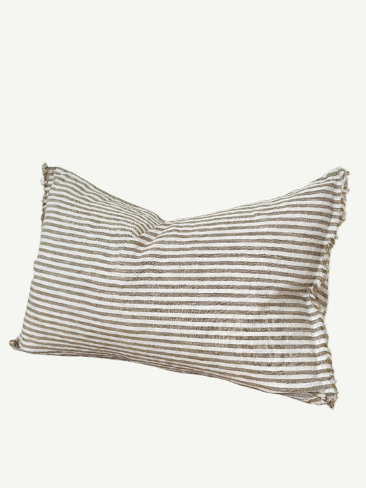 Olive Stripe Pillow