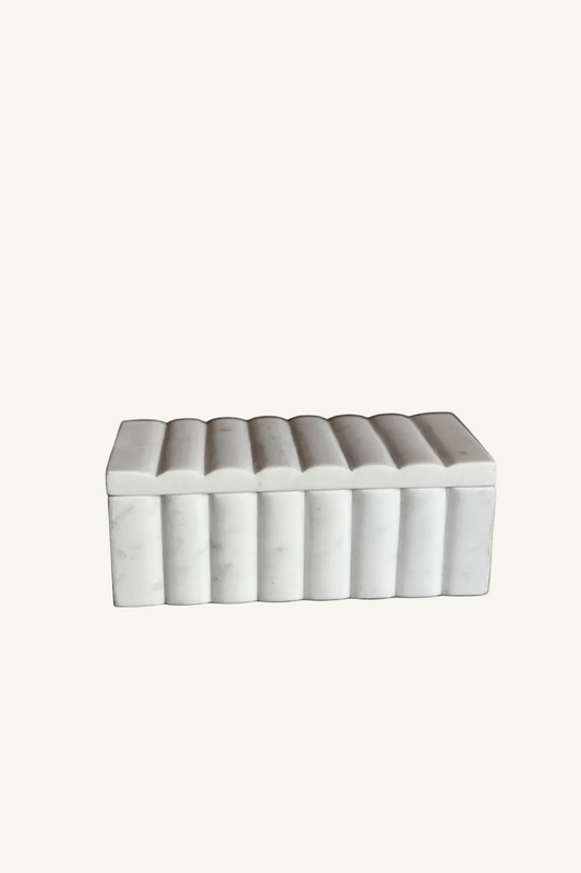 Fluted Box Marble Scallop