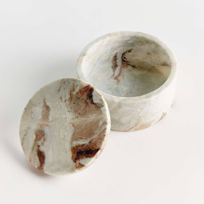 Jaqueline Round Lidded Box Wide