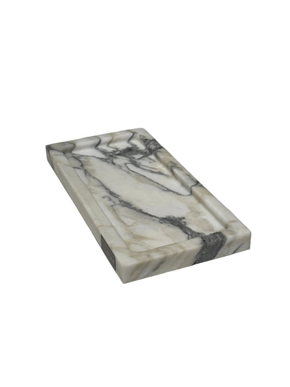 Marble Tray in Calacatta Vagli Marble