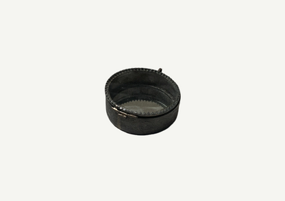 Black Metal Jewelry Jar