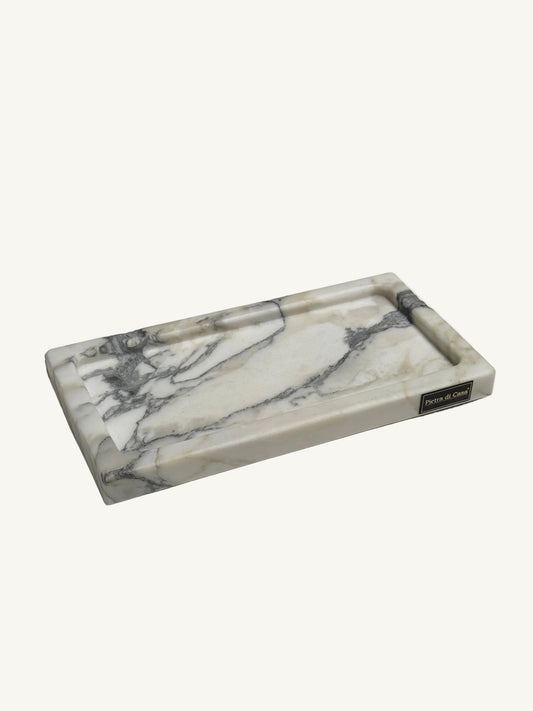 Marble Tray in Calacatta Vagli Marble