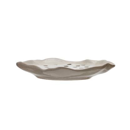 Stoneware Soap Dish