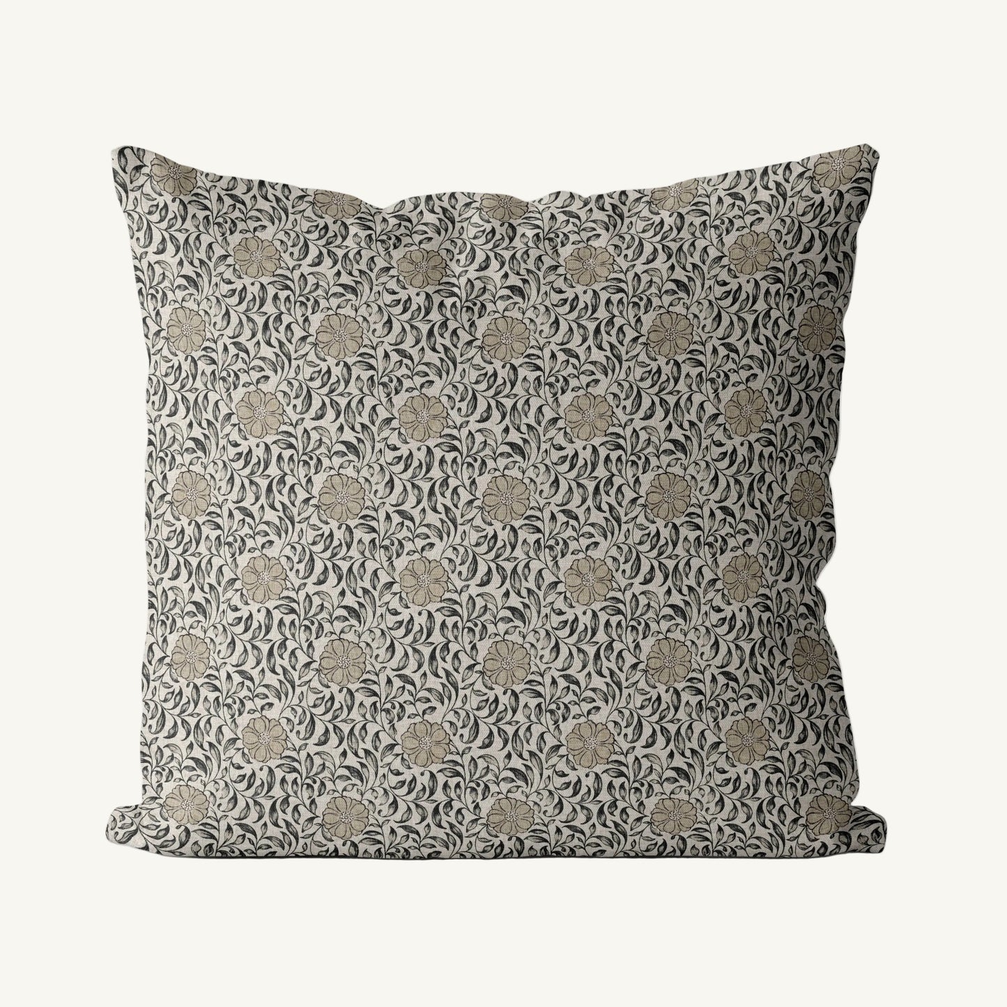 Fleur de Vie Floral Pillow Cover