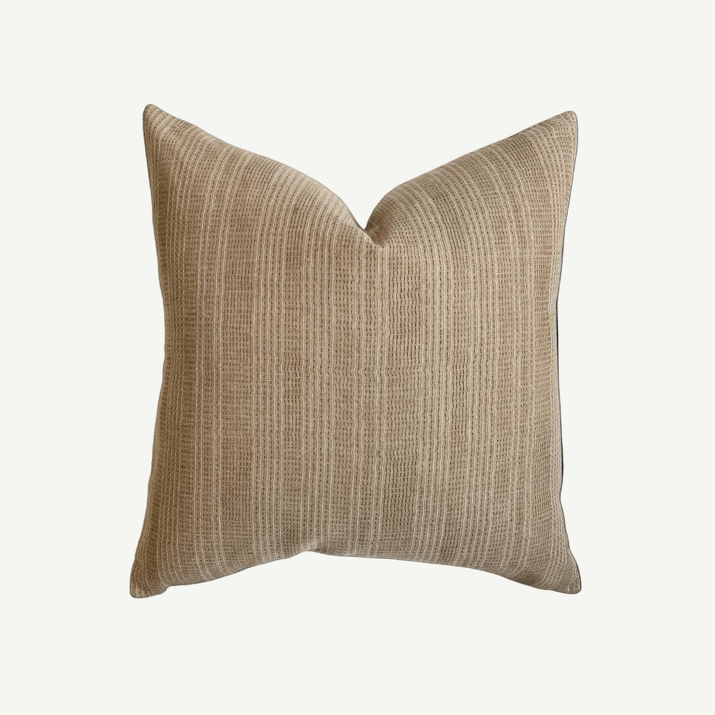 Brown Striped Pillow
