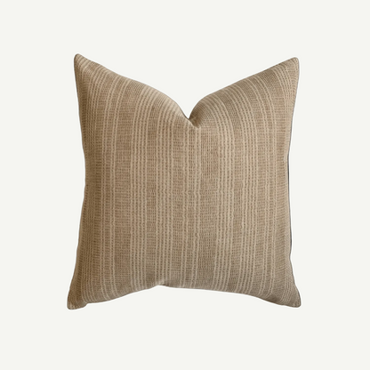 Brown Striped Pillow