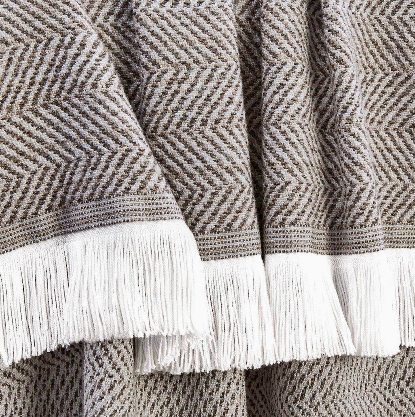 Herringbone Indoor Outdoor Throw