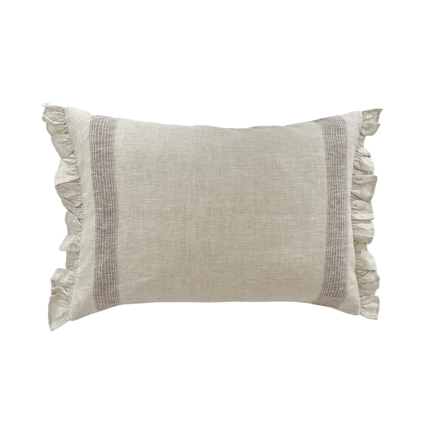 Stripe Ruffle Pillow