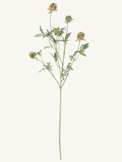 Artificial Scabiosa Pod Stem