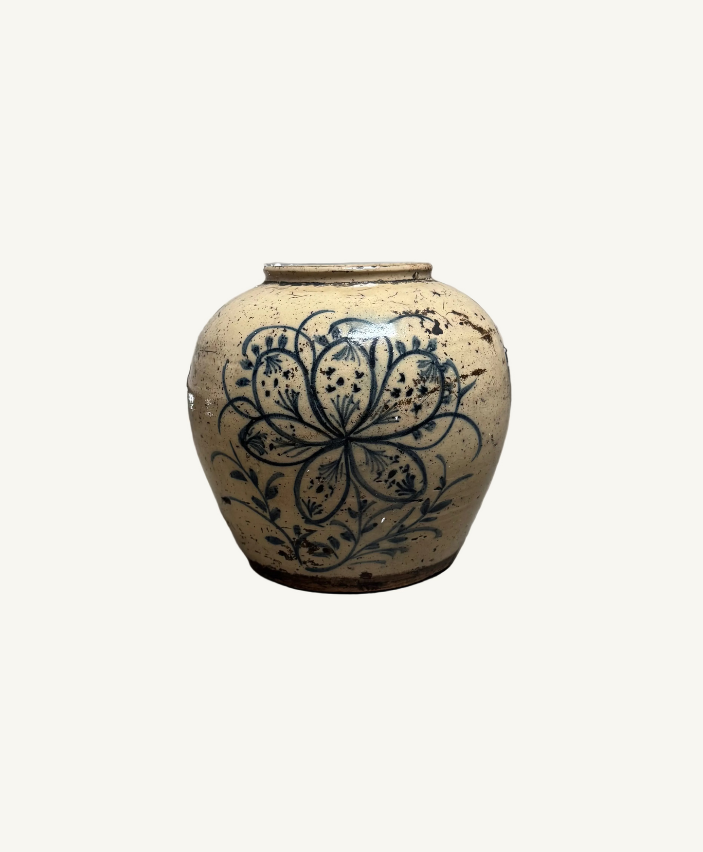 Vintage Off White Vase