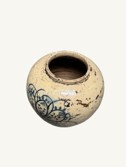 Vintage Off White Vase