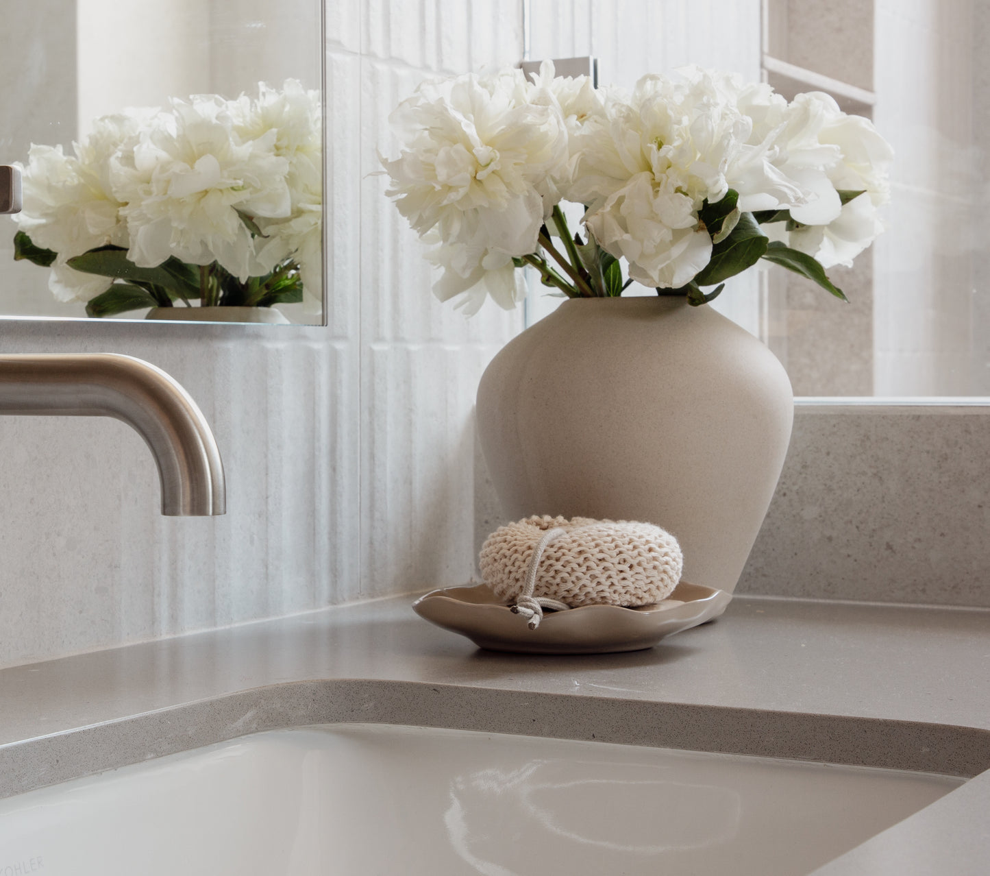 Stoneware Soap Dish