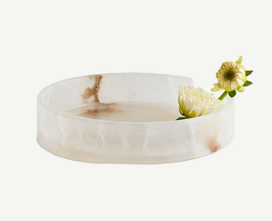 Alabaster Vanity Tray