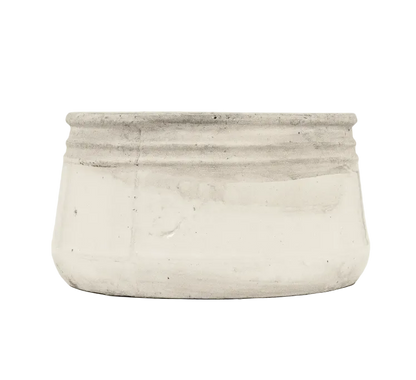 Distressed White Bowl