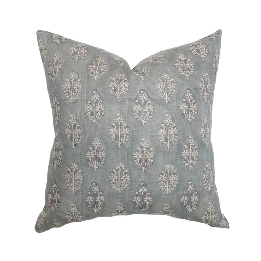 Blue Handblock Pillow