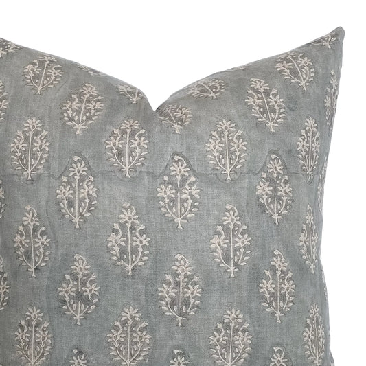 Blue Handblock Pillow