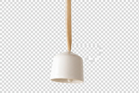 Bell Ornaments Ivory Glossed
