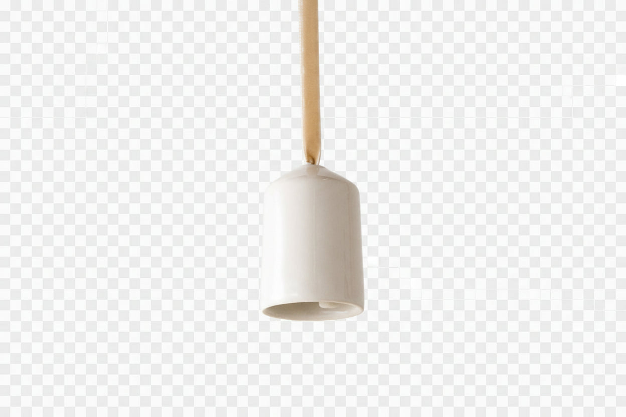Bell Ornaments Ivory Glossed