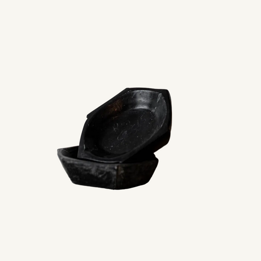 Vintage Marble Black Bowl