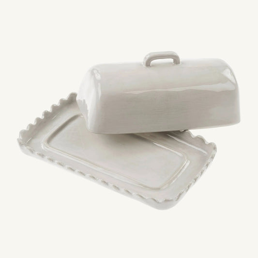 Scalloped Butter Dish