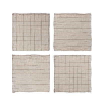 Cotton Tea Towel Set - Natural