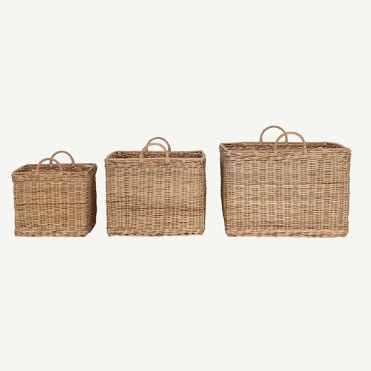 Stackable Baskets with Handles