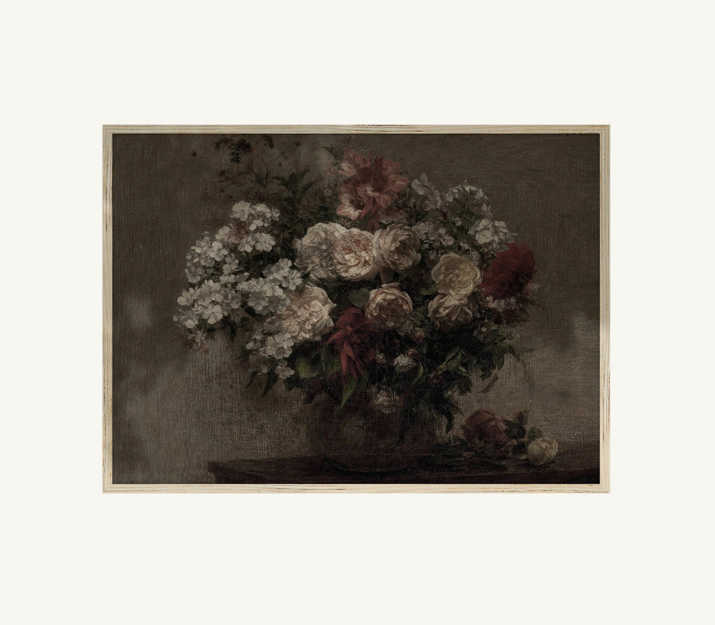 Moody Still Life Floral Art