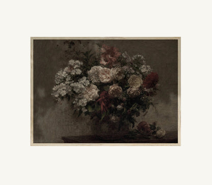Moody Still Life Floral Art