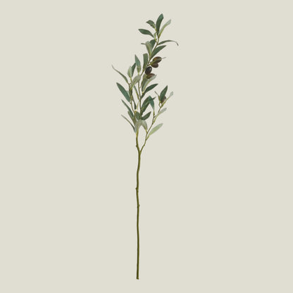 The Puglia Olive Branch, 31.5" Faux Olive Stem
