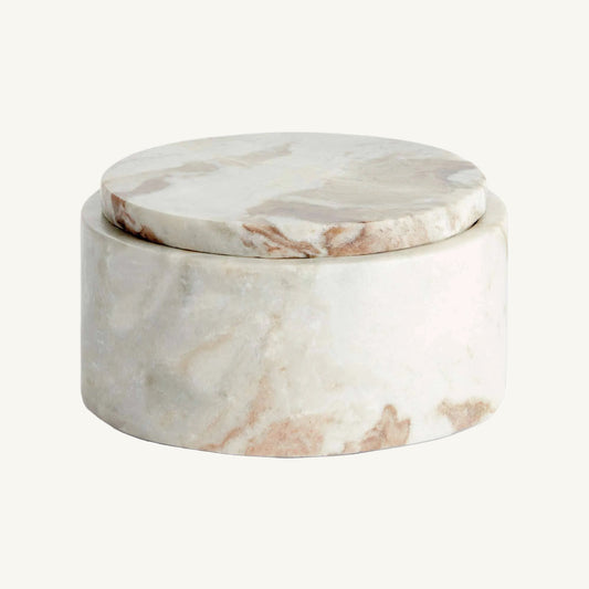 Jaqueline Round Lidded Box Wide
