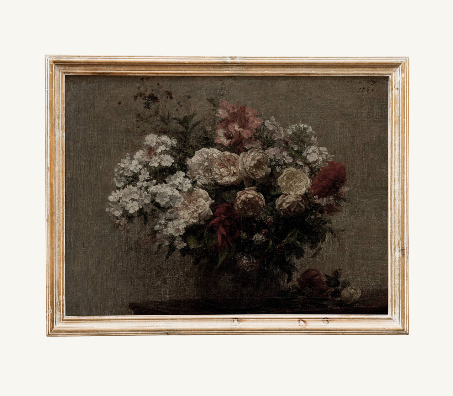 Moody Still Life Floral Art